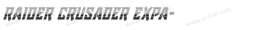 raider crusader expa字体转换